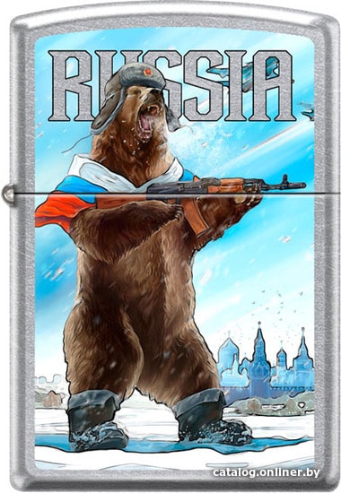 

Зажигалка Zippo 207 Russian Bear