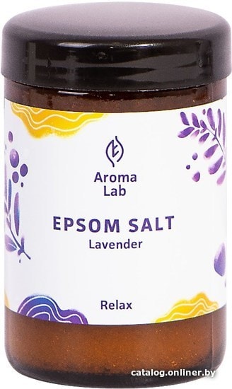 

Aroma Lab Соль Эпсома расслабляющая с лавандой Epsom Salt Relax 100 г