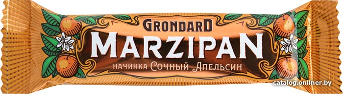 

Grondard Марципановый батончик с начинкой Сочный апельсин 50 г
