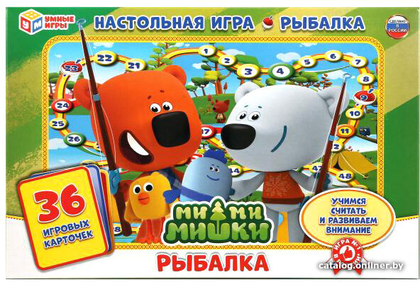 

Настольная игра Умные игры Рыбалка. Ми-Ми-Мишки 4690590182642