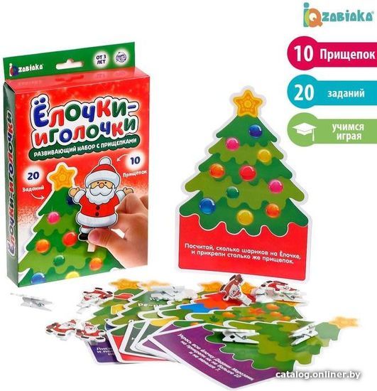 

Развивающая игрушка Zabiaka Елочки-иголочки 6754106