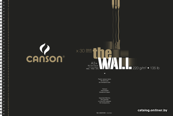 

Альбом для рисования Canson The Wall 400078799 (30 л)