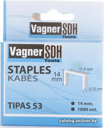 

Скобы Vagner 000051370911 (1000 шт)