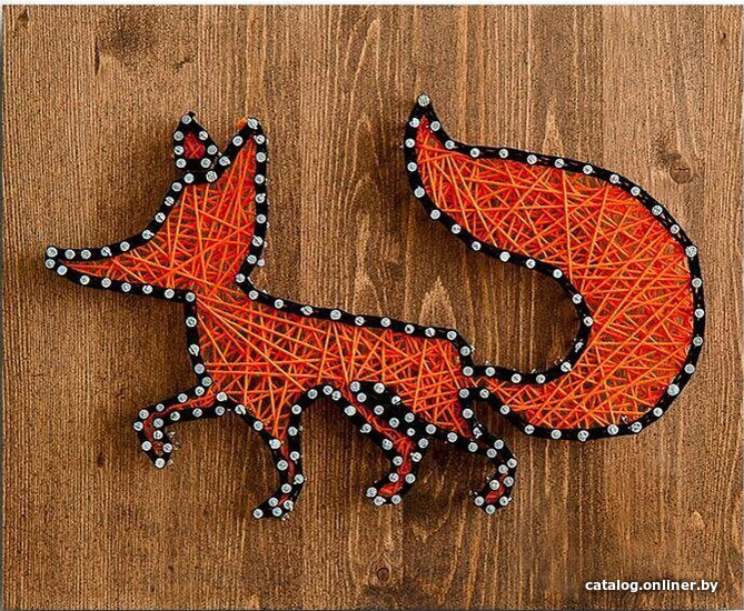 

Набор для создания поделок/игрушек String Art Лиса A4002