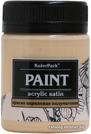 

Акриловая краска KolerPark Акриловая сатиновая (телесная, 50 мл)