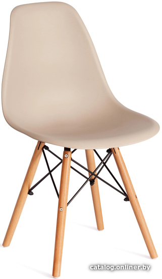 

Стул TetChair Cindy Eames mod. 1801 (бежевый/дерево бук)