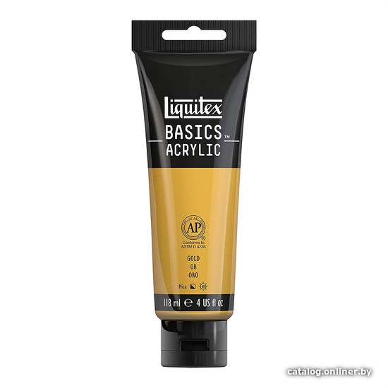 

Акриловая краска Liquitex Basics 1046234 (118 мл, золото)