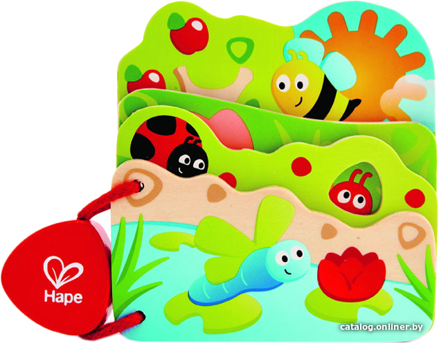 

Развивающая игрушка Hape Книжка Природа E0043