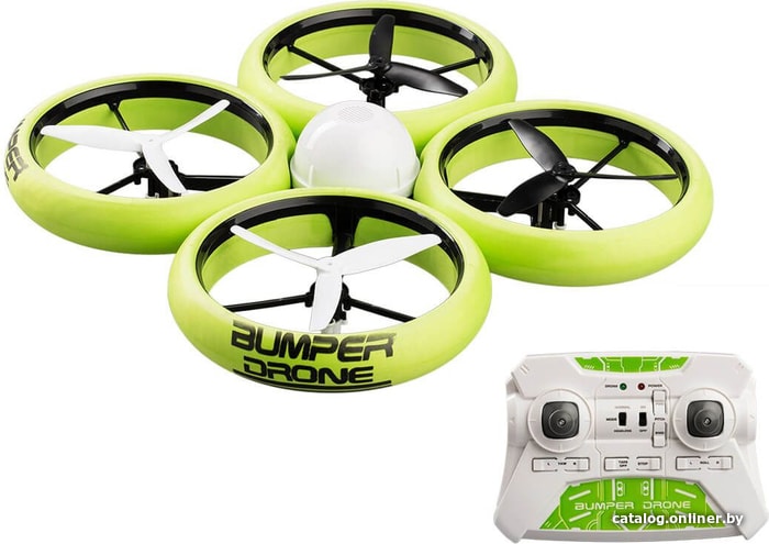 

Квадрокоптер Silverlit Flybotic Bumper Drone 84807 (зеленый)