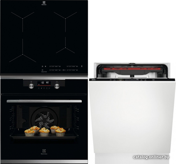 

Комплект встраиваемой техники Electrolux KODDP77X + EIT61443B + AEG FSB52917Z