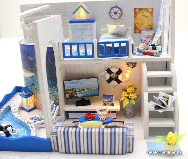 

Румбокс Hobby Day DIY Mini House Морской бриз (M040)