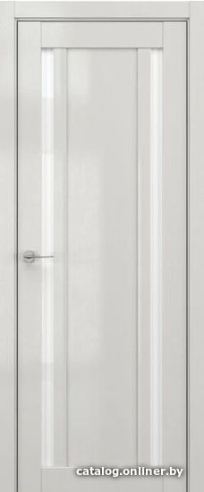 

Межкомнатная дверь Юркас Deform V13 80x200 (крем вуд/стекло lacobel белый лак)