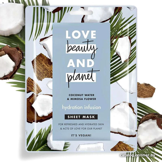 

Love Beauty and Planet Маска для лица тканевая Волна увлажнения 29.7 г
