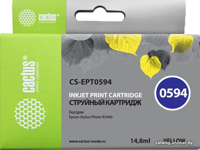 

Картридж CACTUS CS-EPT0594 (аналог Epson C13T05944010)
