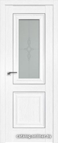 

Межкомнатная дверь ProfilDoors 28X 70x200 (пекан белый/стекло узор матовое)