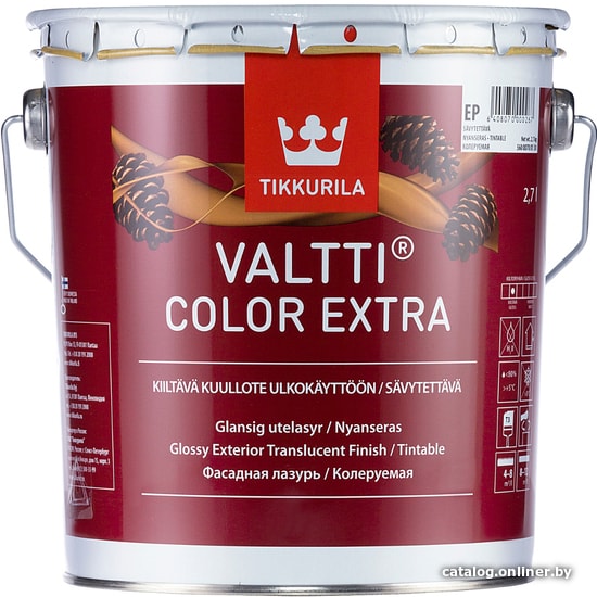 

Лазурь Tikkurila Valtti Color Extra 9 л (базис EC)