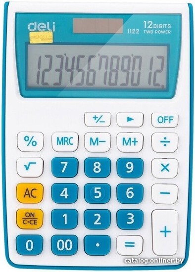 

Калькулятор Deli DL-1122 (синий)