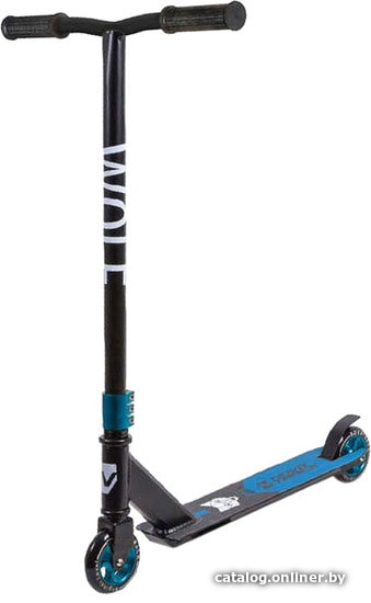 

Трюковый самокат Novatrack Wolf El 100A.WOLF.BBL20 (синий/черный)