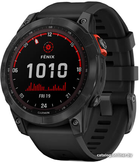 

Умные часы Garmin Fenix 7 Solar 47 мм (сланцево-серый/черный)