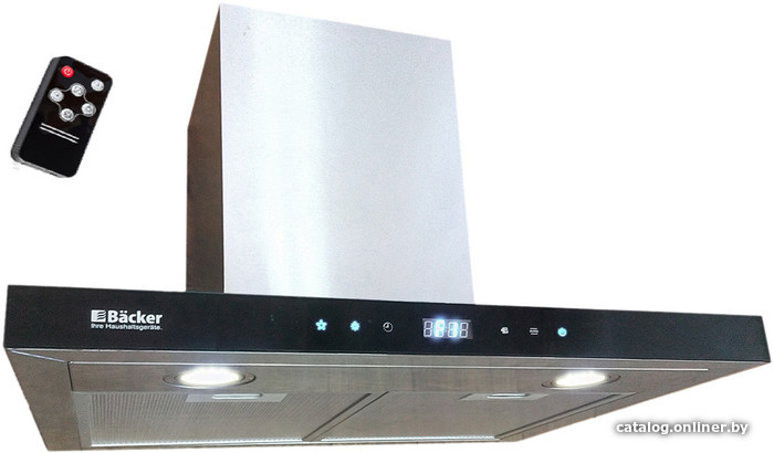 

Кухонная вытяжка Backer CH60E-TGL200 Inox Black Glass