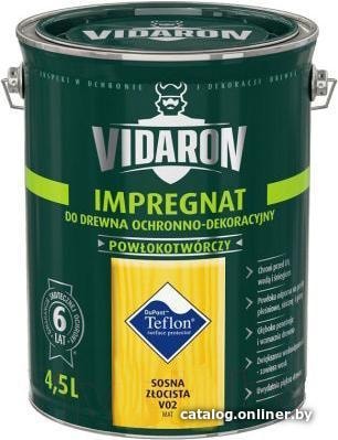 

Пропитка Vidaron Impregnant V02 4.5 л (золотая сосна)