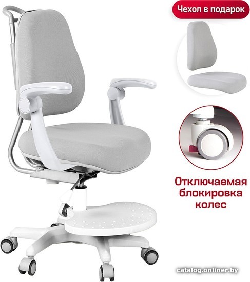 

Детское ортопедическое кресло Anatomica Ragenta с подлокотниками (серый)