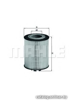 

Масляный фильтр Mahle Knecht OX1731D