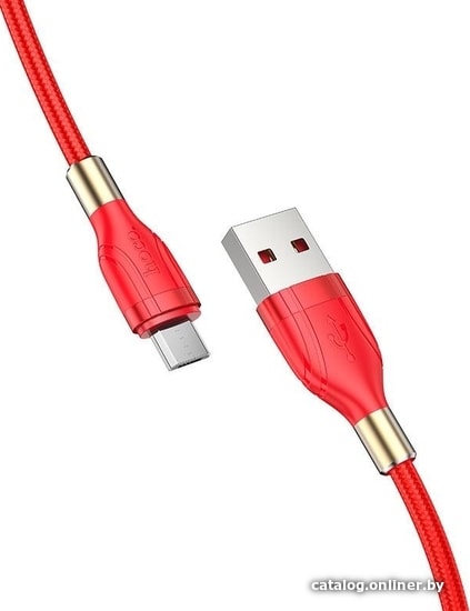

Кабель Hoco U92 Micro USB (красный)