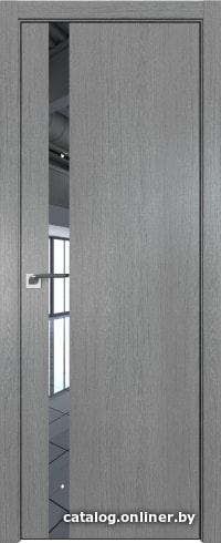 

Межкомнатная дверь ProfilDoors 6ZN 80x200 (грувд серый/зеркало)