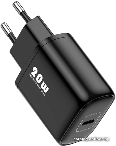 

Сетевое зарядное Kuulaa USB Type C Charger 20W (черный)