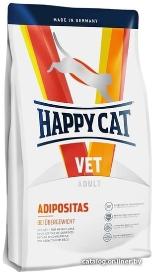 

Лакомство для кошек Happy Cat Vet Diet Adipositas 1.4 кг