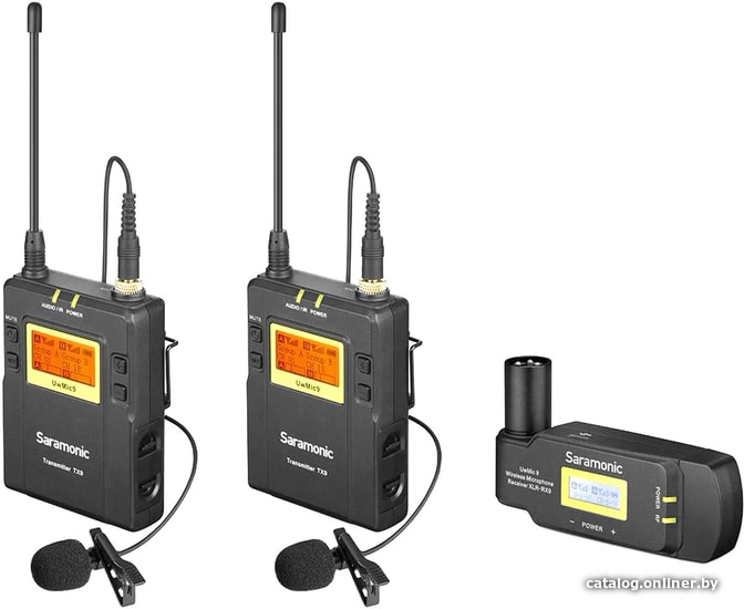 

Микрофон Saramonic UwMic9 TX9+TX9+RX-XLR9