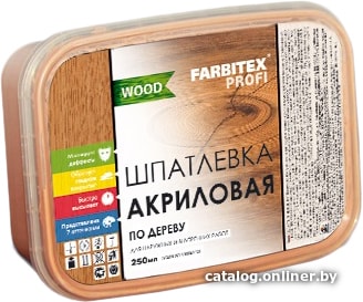 

Шпатлевка Farbitex Profi Wood по дереву (береза, 400 г)