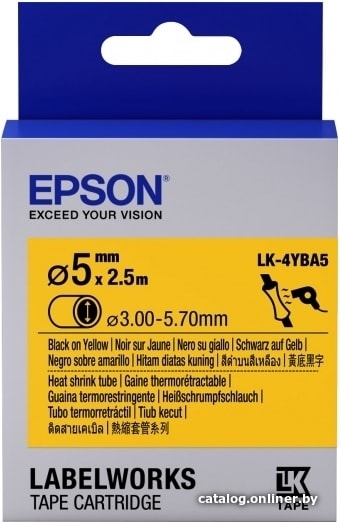 

Картридж-лента для термопринтера Epson LK-4YBA5