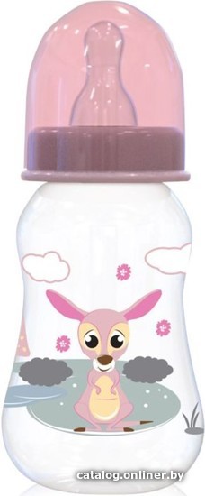 

Бутылочка для кормления Lorelli 10200100002 (125 мл, light pink)