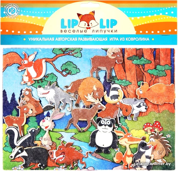 

Развивающая игрушка Lip Lip Веселые липучки. Лесные животные LIP1127