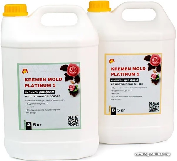 

Силикон для форм Kremen Mold Platinum 5 (10 кг)