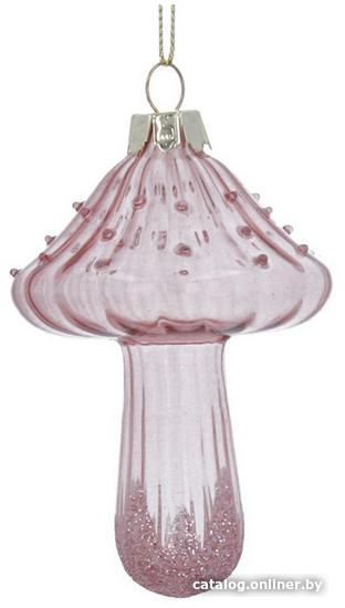 

Елочная игрушка Gisela Graham Pink Hydrangea Гриб 1906