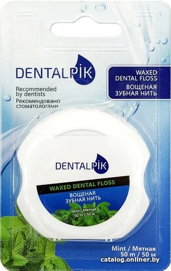 

Зубная нить Dentalpik Floss Mint Waxed 05.4324