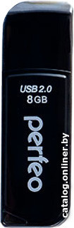 

USB Flash Perfeo C10 8GB (черный) [PF-C10B008]