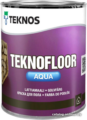 

Краска Teknos Teknofloor Aqua 0.9л (база 1)
