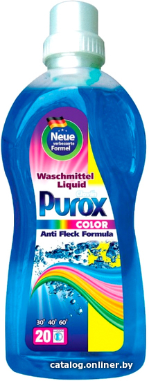 

Гель для стирки Purox Color для цветных вещей 1 л