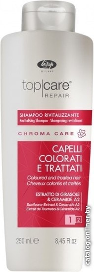 

Шампунь Lisap Шампунь для окрашенных волос Top Care Repair Chroma 250 мл