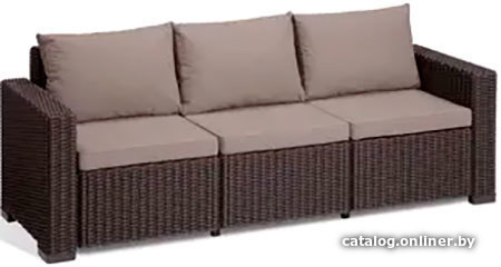 

Садовый диван Keter California Sofa 3 231641 (коричневый)