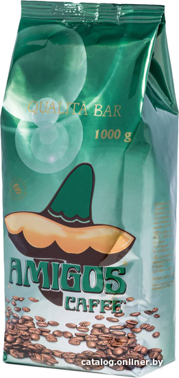 

Кофе Amigos Caffe Qualita Verde Bar в зернах 1 кг
