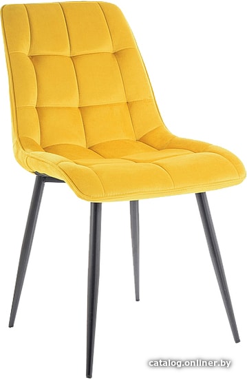 

Стул Signal Chic Matt Velvet 48 (желтый/черный)
