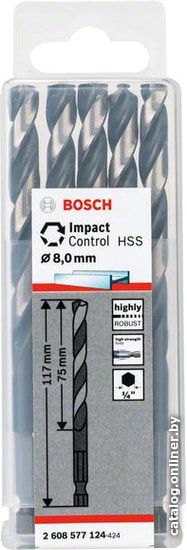 

Набор оснастки Bosch 2608577124 (5 предметов)