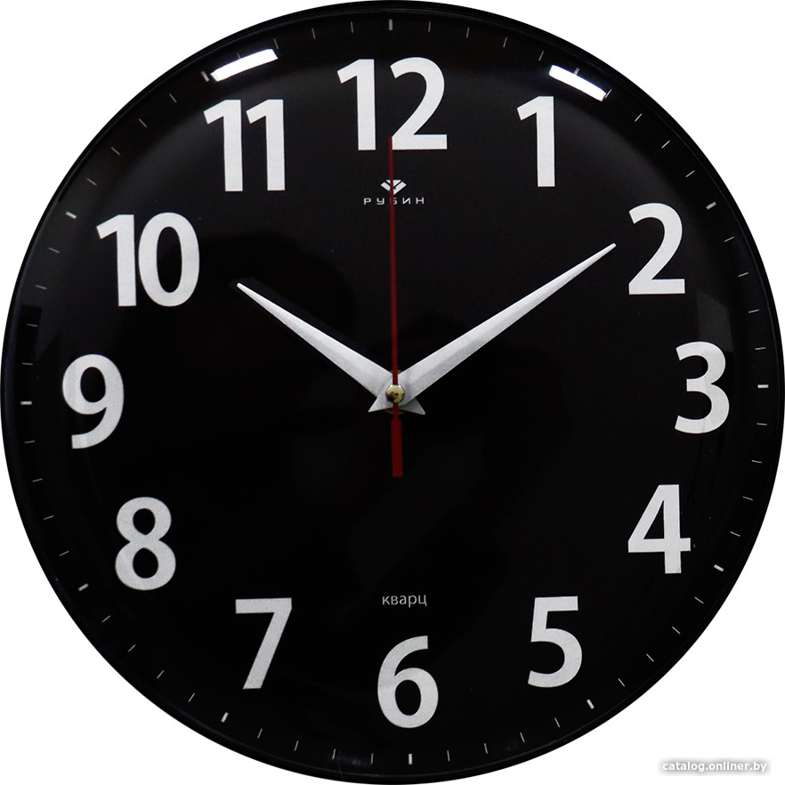 

Настенные часы Рубин Классика 2526-002 (черный)