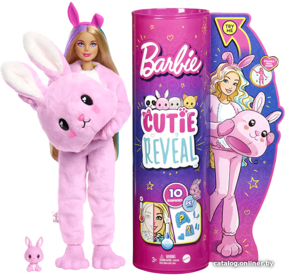 

Кукла Barbie Милашка-проявляшка - Зайчик HHG19