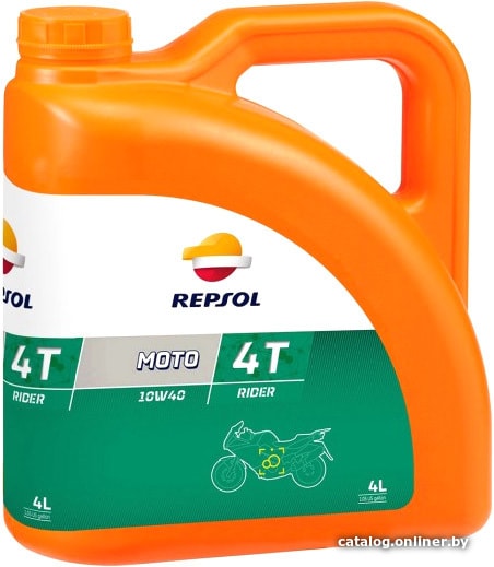 

Моторное масло Repsol Moto Rider 4T 10W-40 4л